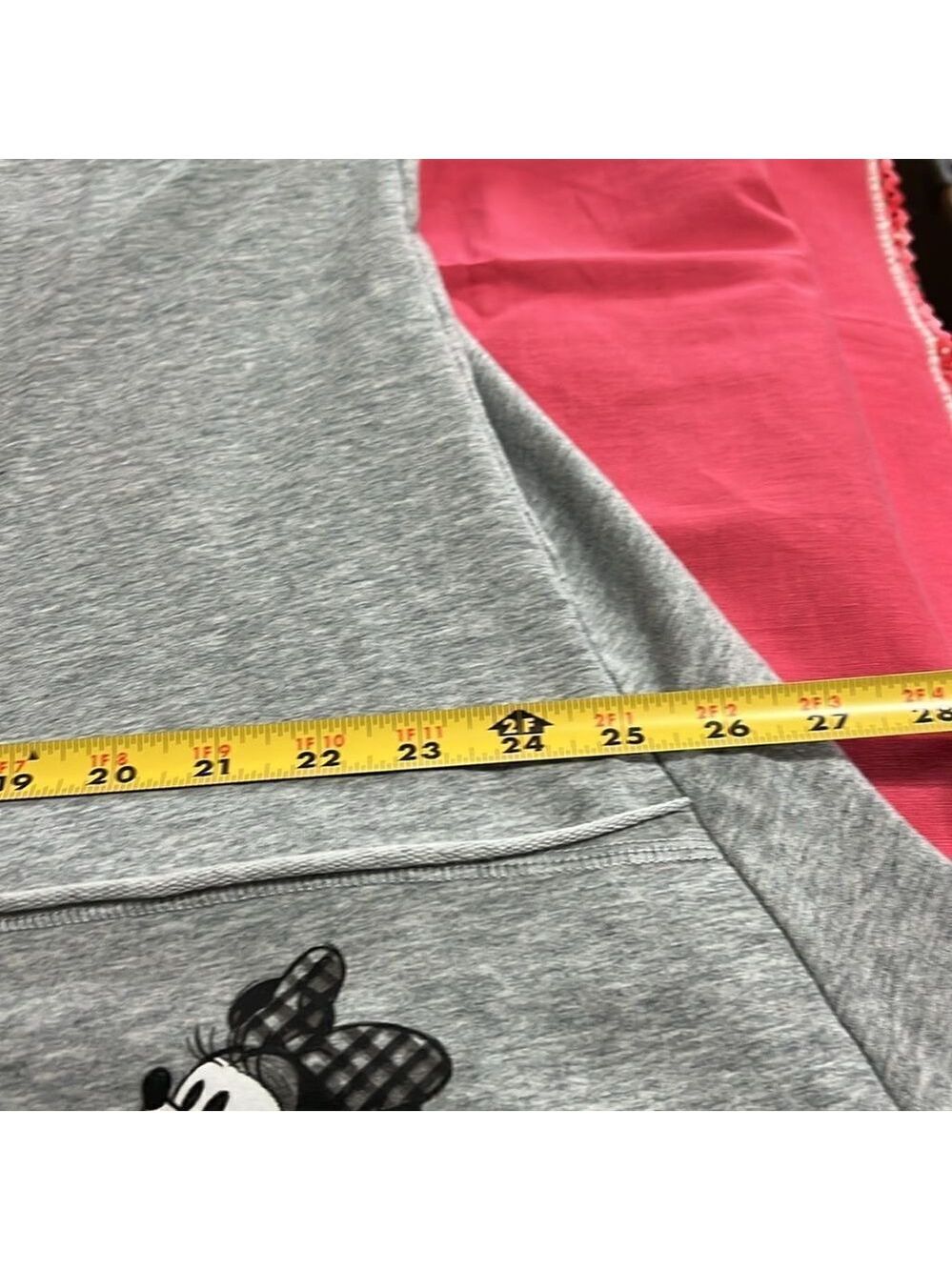 DISNEY PARKS Minnie Mouse zip hoodie. Great with gingham accents. XXL - Picture 8 of 8